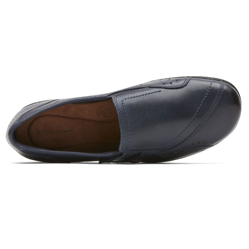 Rockport Singapore Womens Slip-On - Daisey Navy - SM8047135